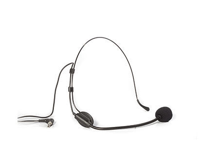 Micrófono de diadema para sistema de guiado de grupos (radioguia, audífono, audioguia para grupos)