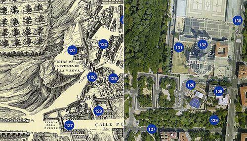 Estudio de planos para reconstrucción historica