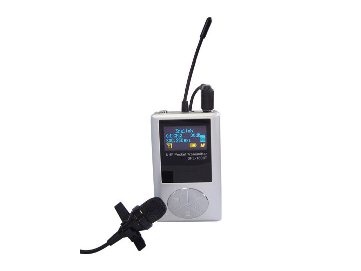 Transmisor SPL-1500T radioguia - audífono - sistema de guiado de grupo