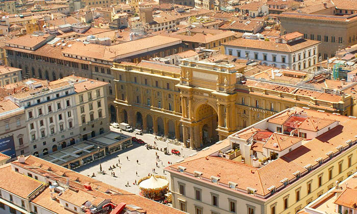Audioguía de Florencia - Plaza de la Republica